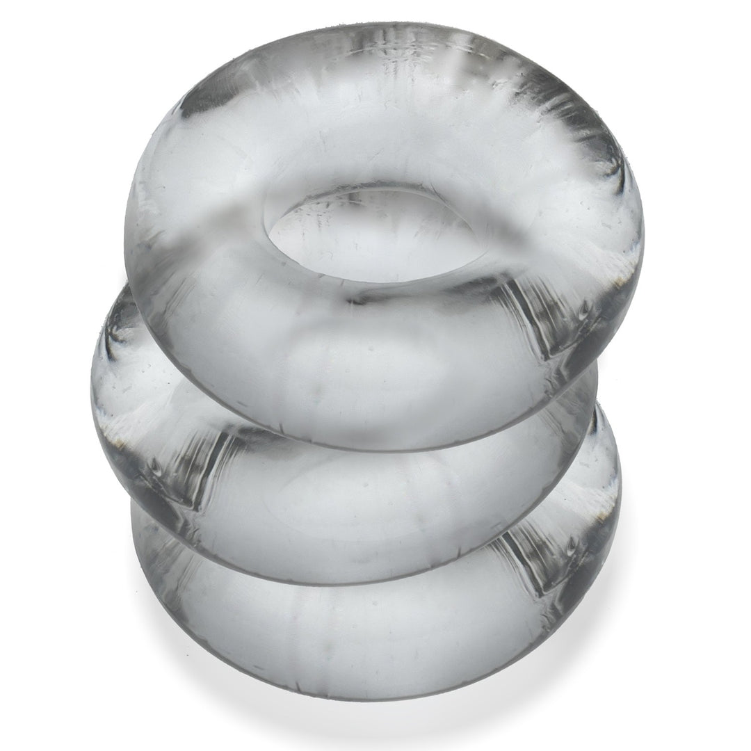Oxballs Fat Willy Rings 3 Pack Jumbo C Rings - Clear