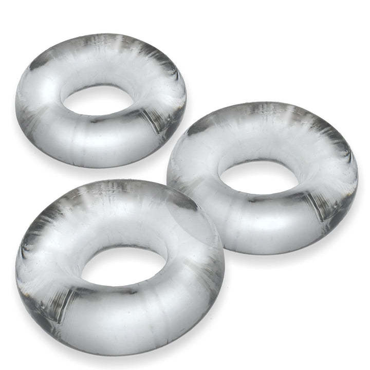 Oxballs Fat Willy Rings 3 Pack Jumbo C Rings - Clear