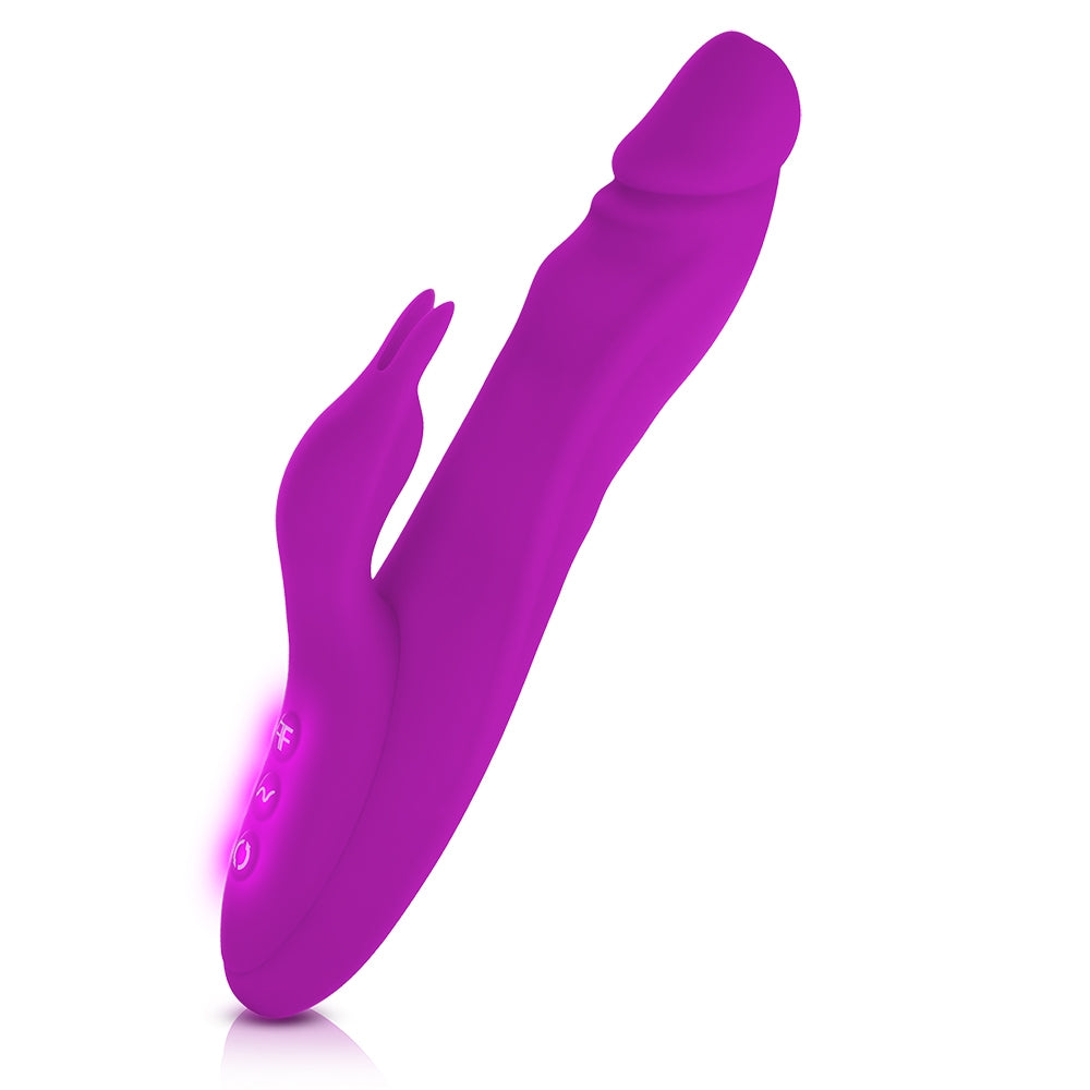 FemmeFunn Booster Rabbit Rechargeable Vibrator - Purple