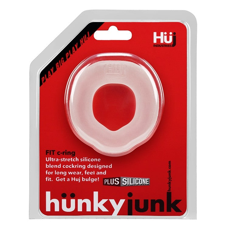 HunkyJunk Fit Ergo Longwear Cock Ring - Ice