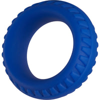 FORTO F-12 35mm Liquid Silicone Cock Ring Blue