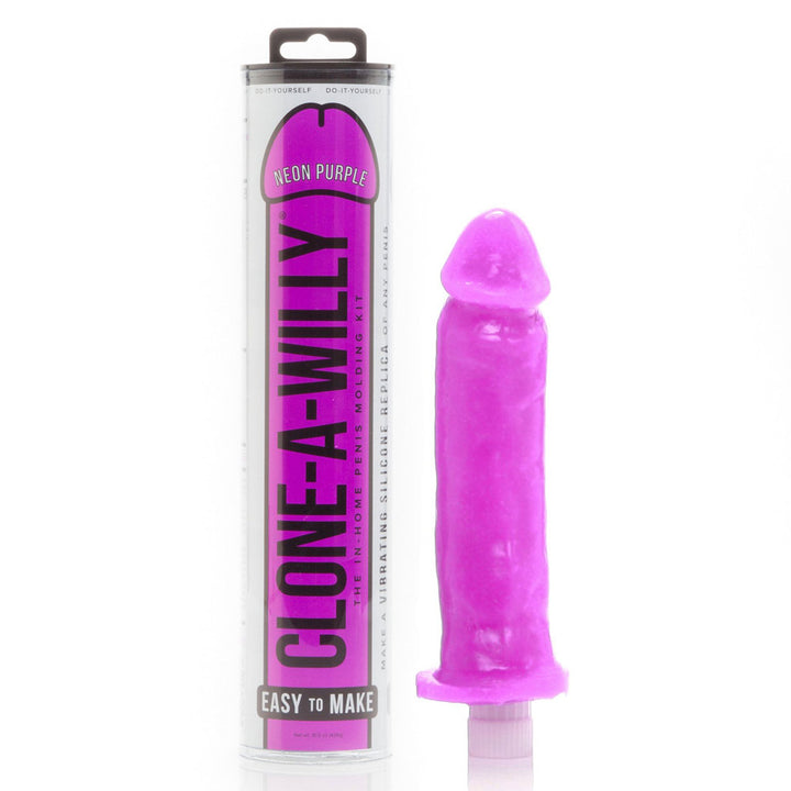 Clone A Willy Kit Vibrating Glow In The Dark Purple