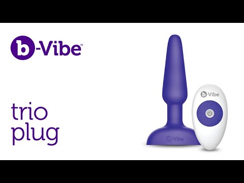 b-Vibe Trio Plug - Purple