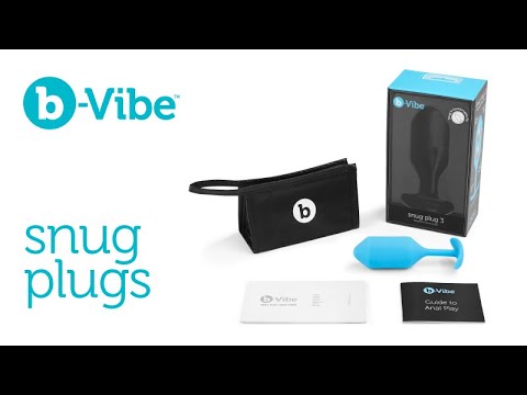 b-Vibe Vibrating Snug Plug Medium - Black