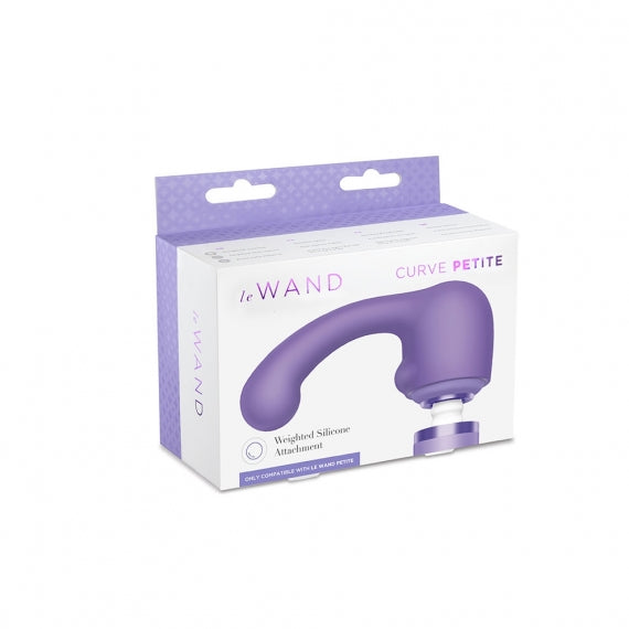 Le Wand Petite Curve Weighted Silicone Wand Attachment - Violet