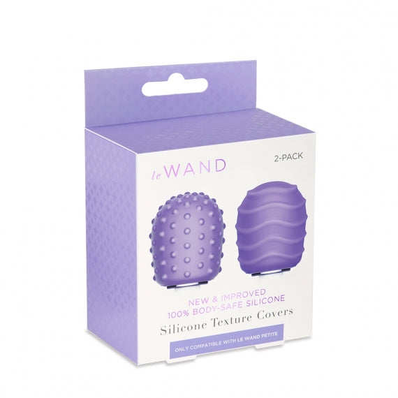 Le Wand Petite Silicone Texture Covers - Violet