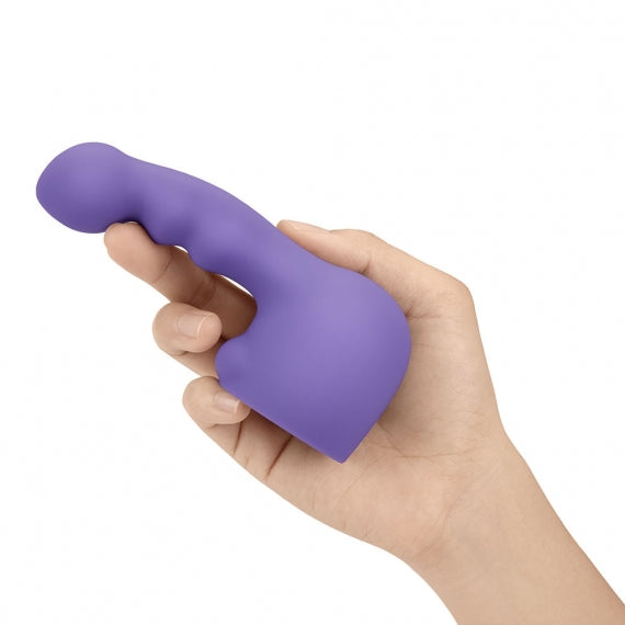 Le Wand Petite Ripple Weighted Silicone Wand Attachment - Violet