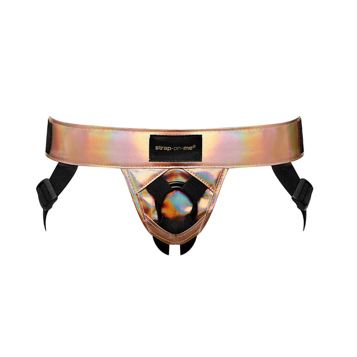 Strap On Me Dildo Harness - Curious - Rose Gold