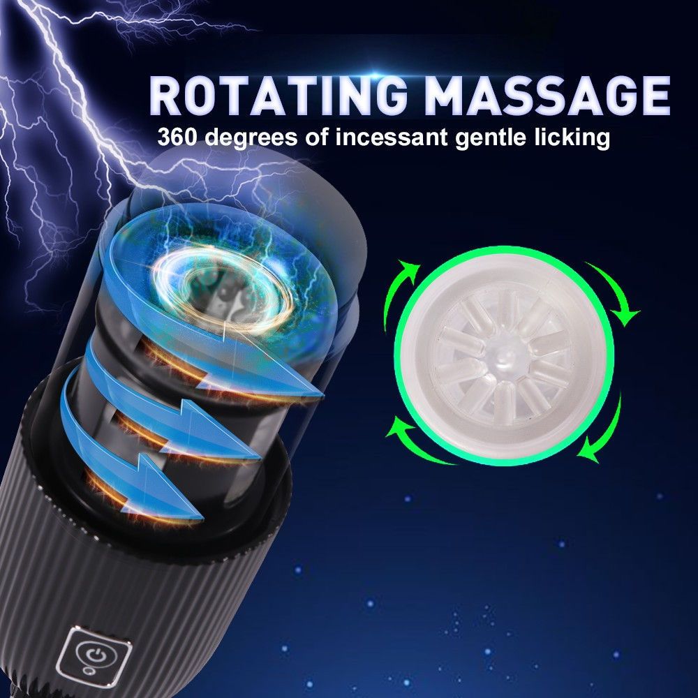 HiSmith Rotating Male Masturbation Cup | Sex Machine | Pleasure Chest
