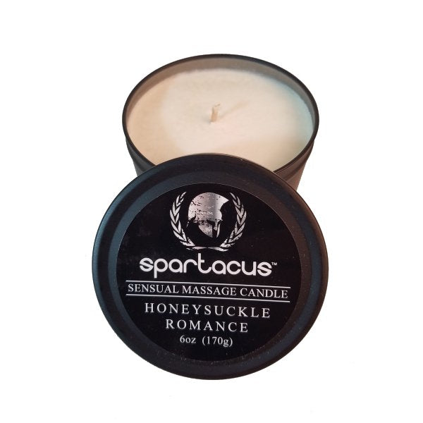 Spartacus Sensual Massage Candle - Honeysuckle Romance