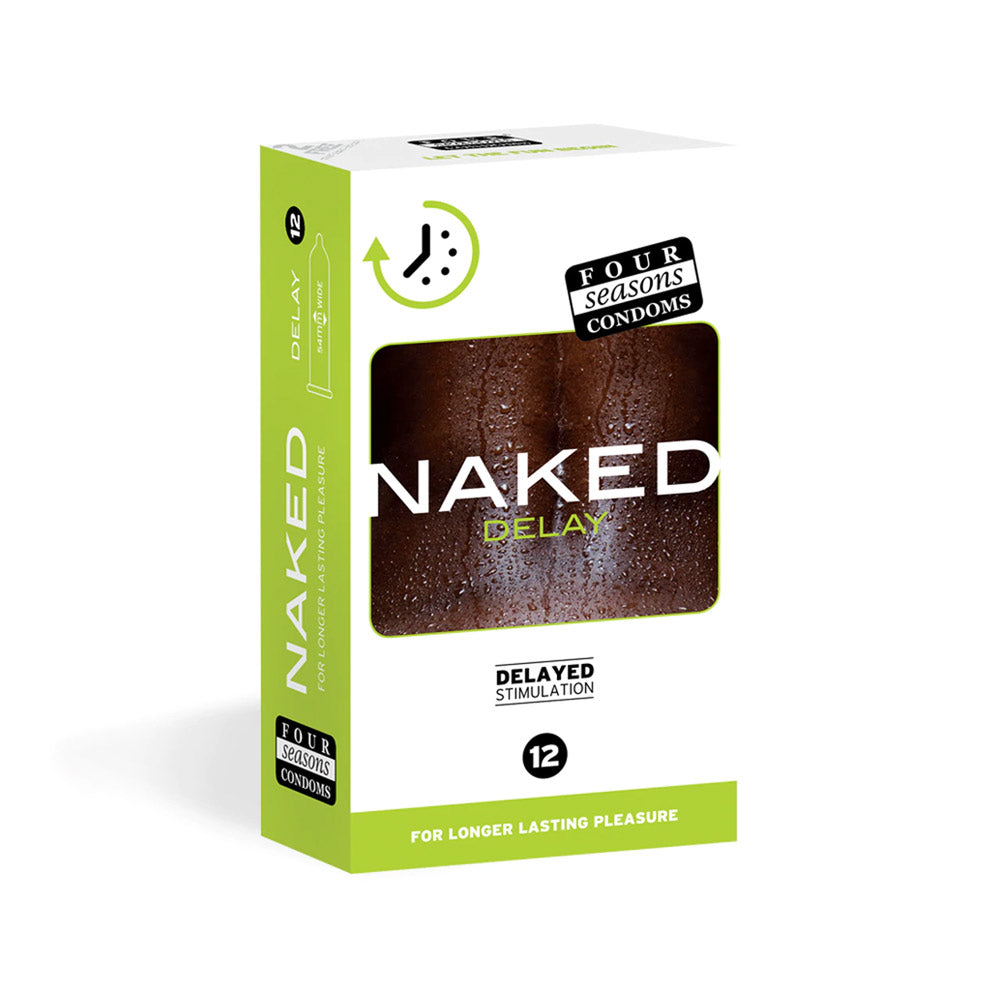 Four Seasons Naked Delay Condoms 12 Pack