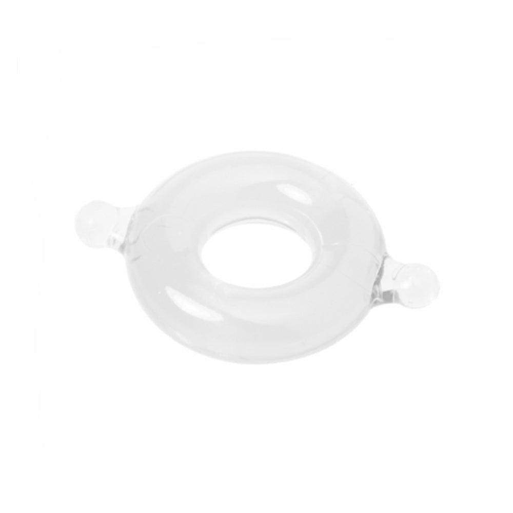 Spartacus Elastomer Cock Ring Large - Clear
