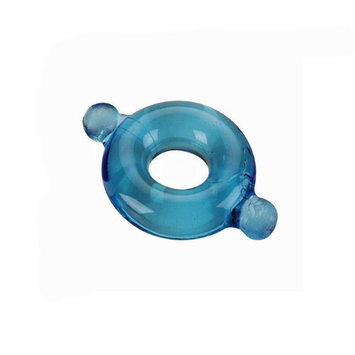 Spartacus Elastomer Cock Ring Small - Blue