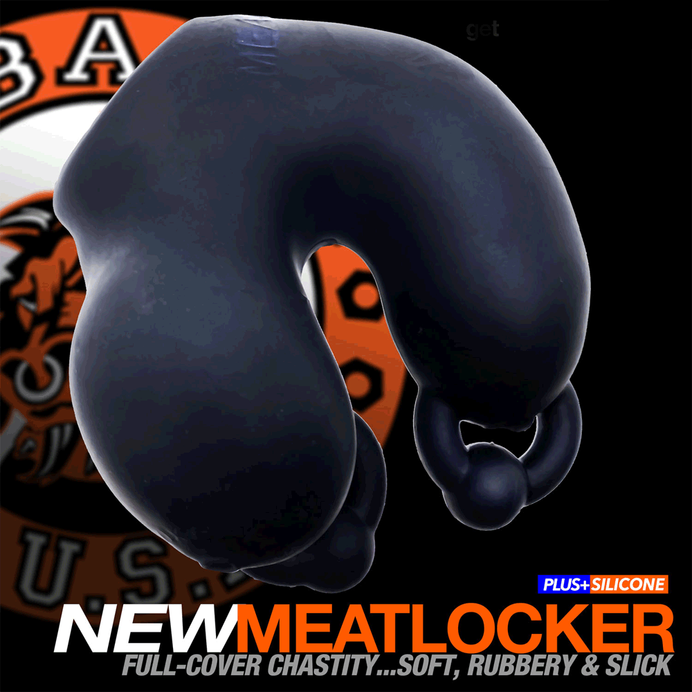 Oxballs Meat Locker Full Cover Chastity - Black