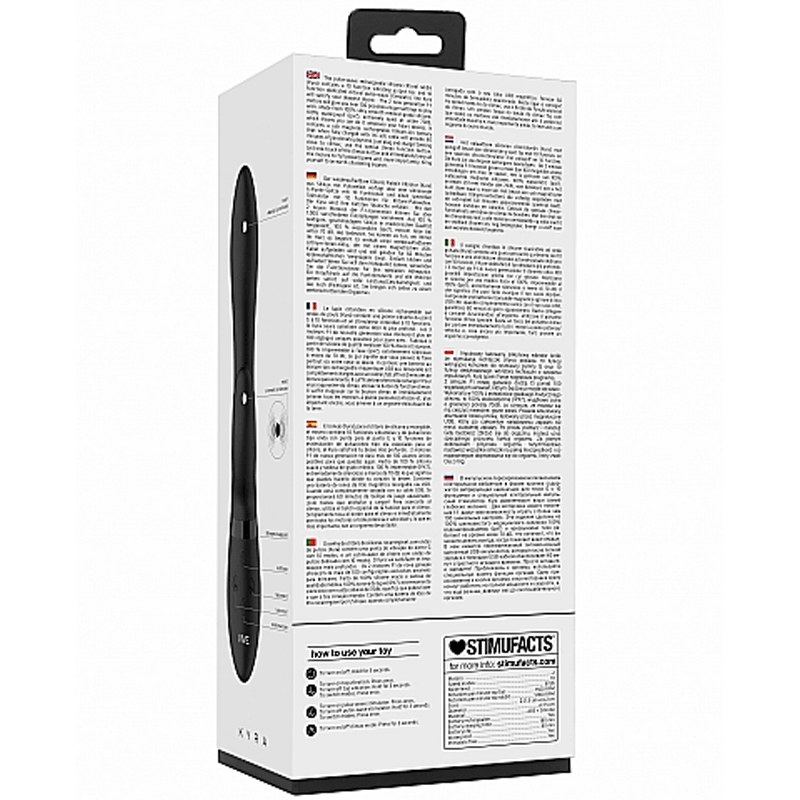 Shots Vive Kyra Pulse Clitoral Rabbit Vibrator - Black