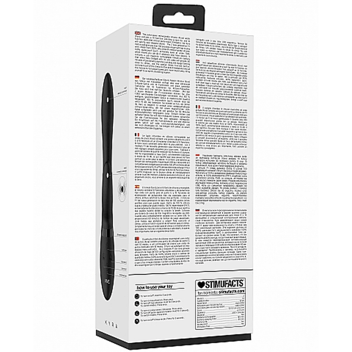 Shots Vive Kyra Pulse Clitoral Rabbit Vibrator - Black