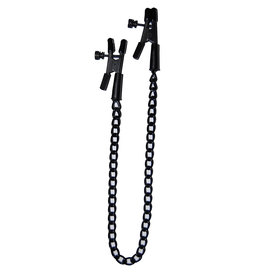 Spartacus Adjustable Alligator Tip Clamp Link Chain - Black