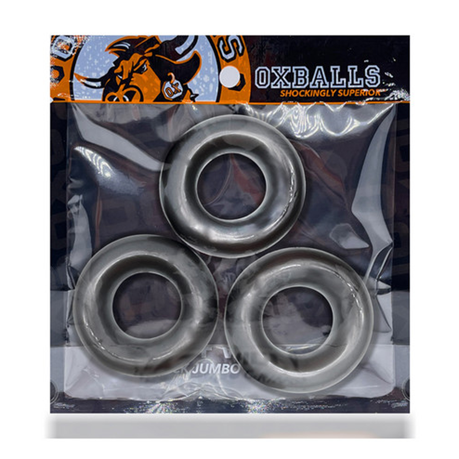 Oxballs Fat Willy Rings 3 Pack Jumbo C Rings - Steel