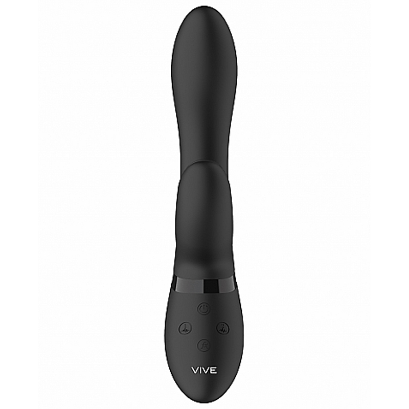 Shots Vive Kyra Pulse Clitoral Rabbit Vibrator - Black
