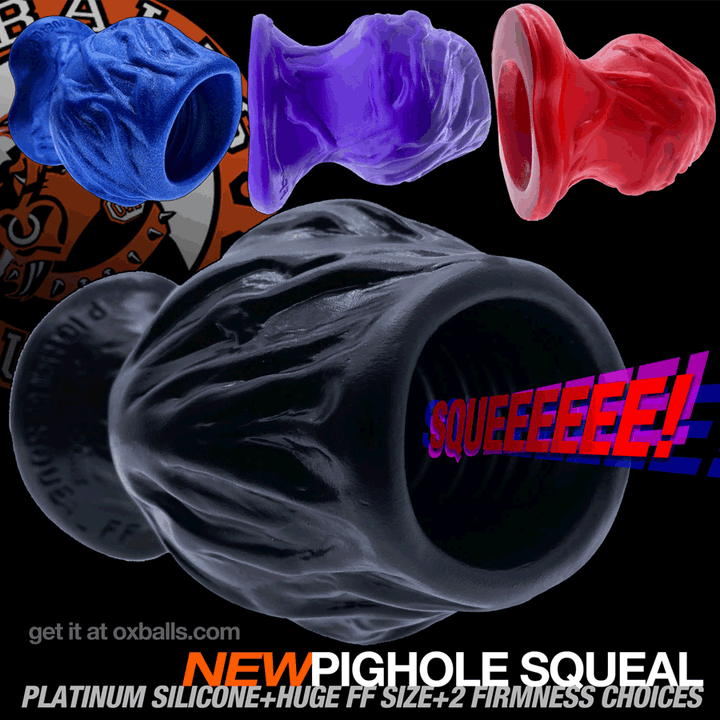Oxballs Pighole Squeal FF Hollow Plug - Eggplant