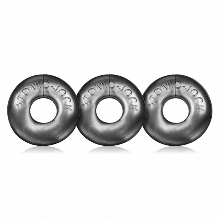 Oxballs Ringer Three Pack of Cock Rings - Steel