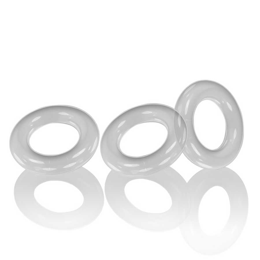 Oxballs Willy Rings 3 Pack - Clear