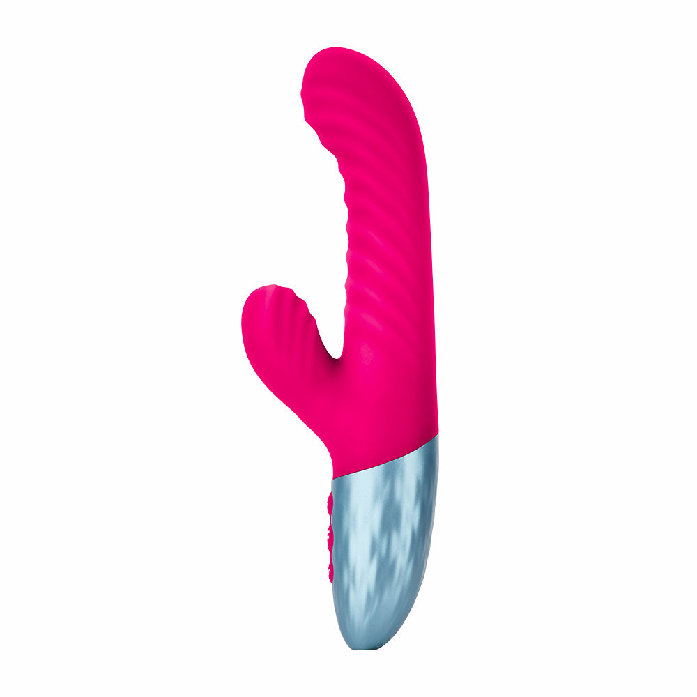 FemmeFunn Delola Pink Rechargeable Rabbit Vibrator 