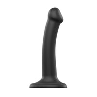 Strap On Me Dual Density Dildo Large - Black