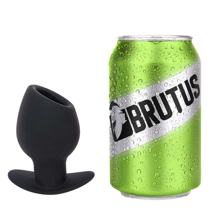 Brutus Chalice Silicone Tunnel Butt Plug M - Black