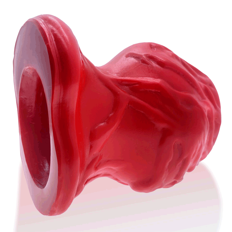 Oxballs Pighole Squeal FF Hollow Plug - Red